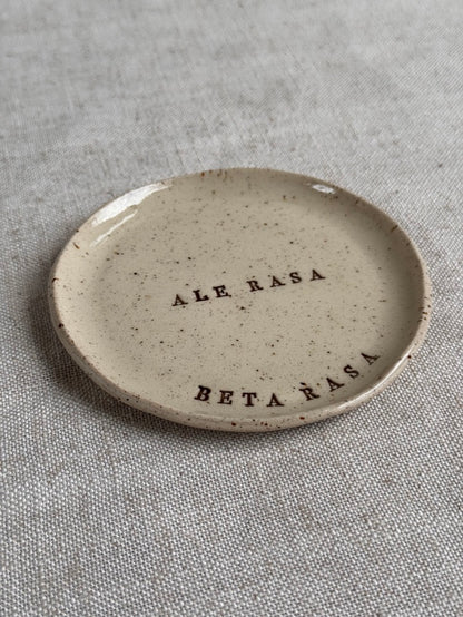 The Ale Rasa Beta Rasa Plate